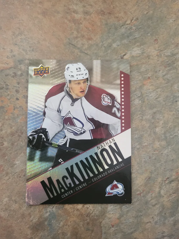 Nathan MacKinnon Upper Deck Hockey Card. Tim Hortons  card thumbnail
