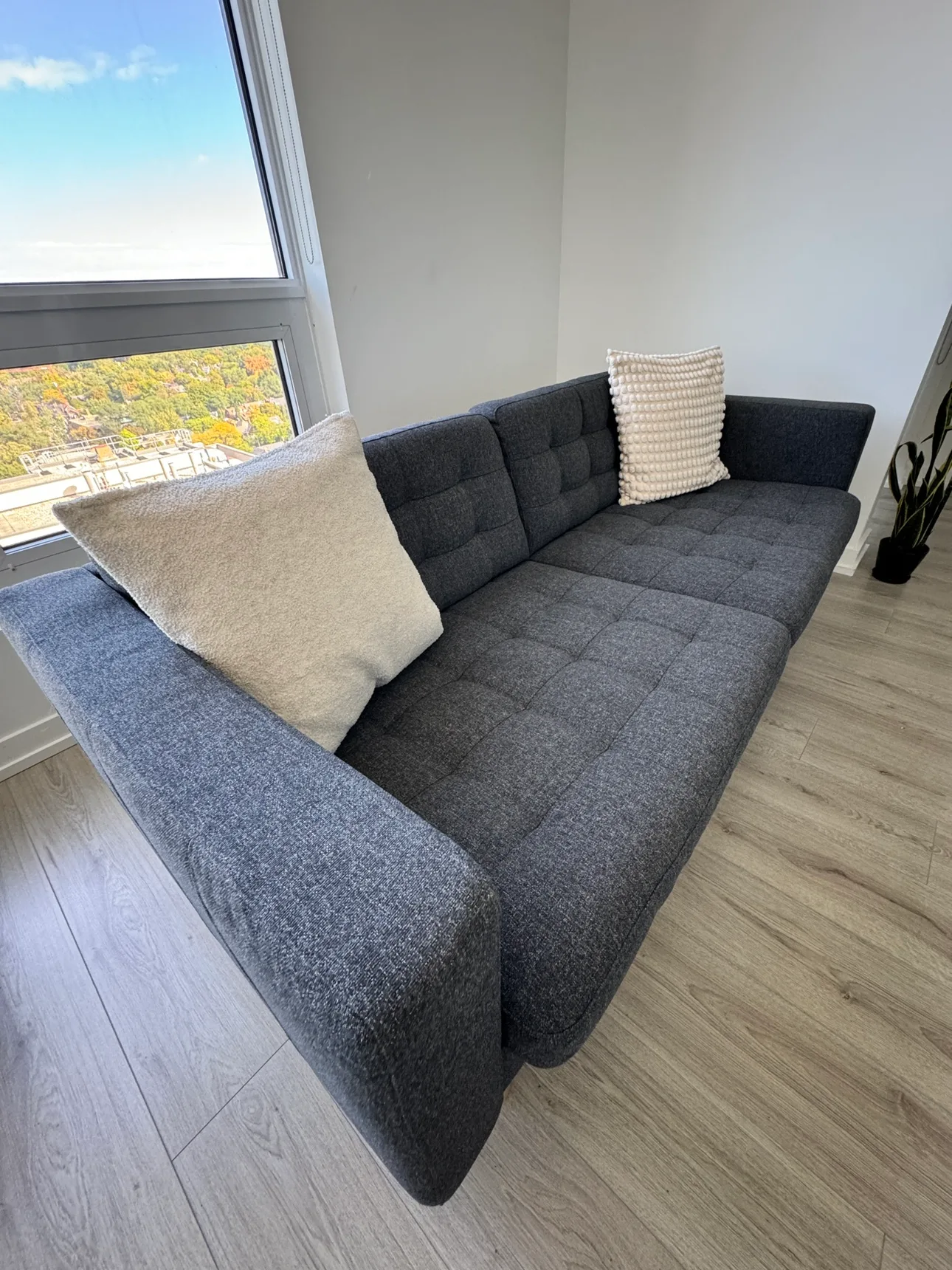 PICKUP TODAY/TOMORROW Grey IKEA sofa $150 image indicator(3)