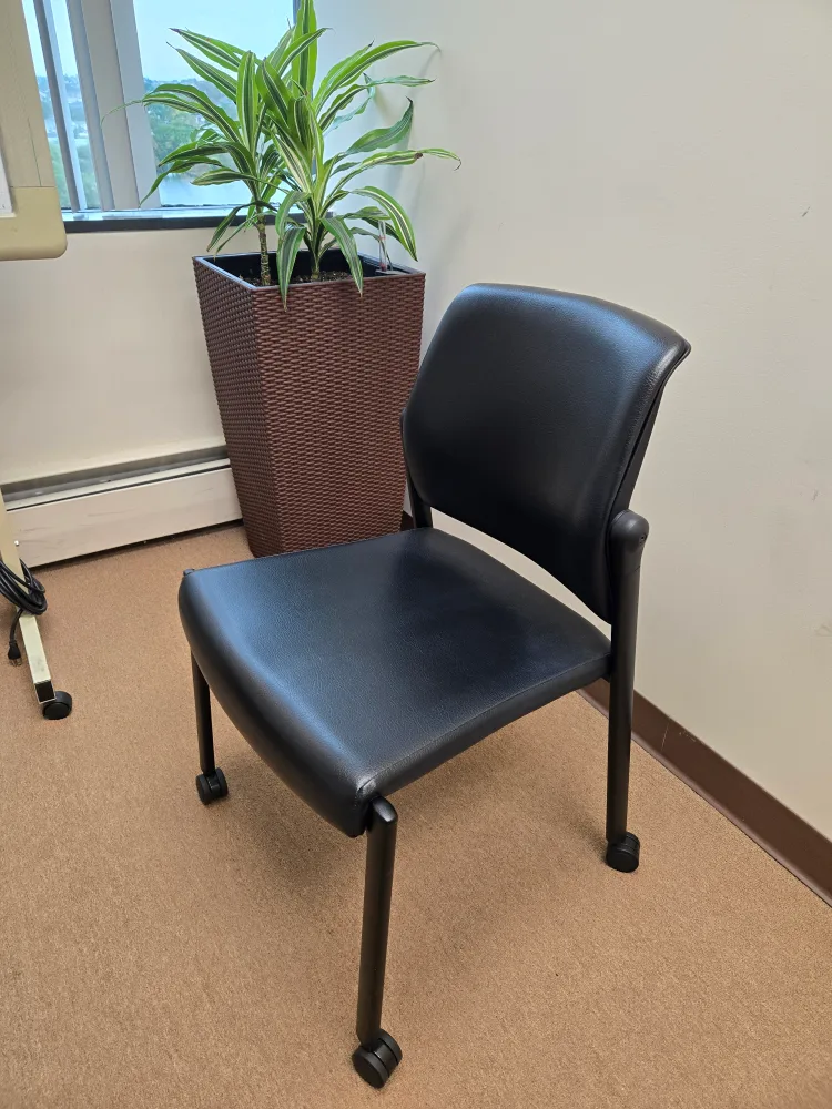 Black Rolling Office Chair image indicator(2)