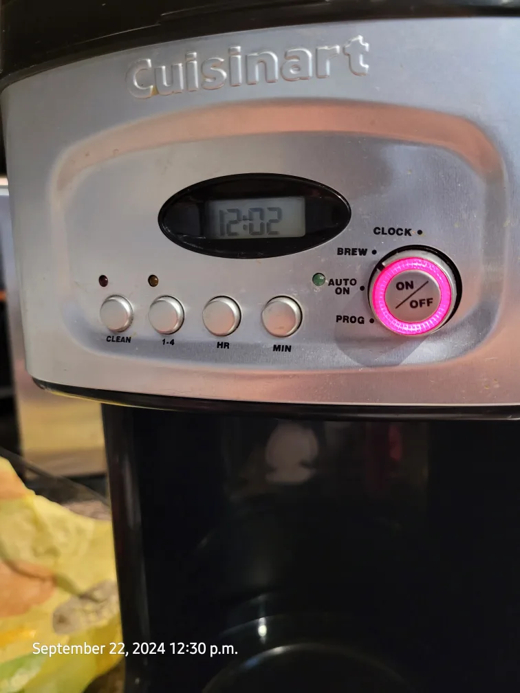 Cuisinart Coffee Maker image indicator(2)