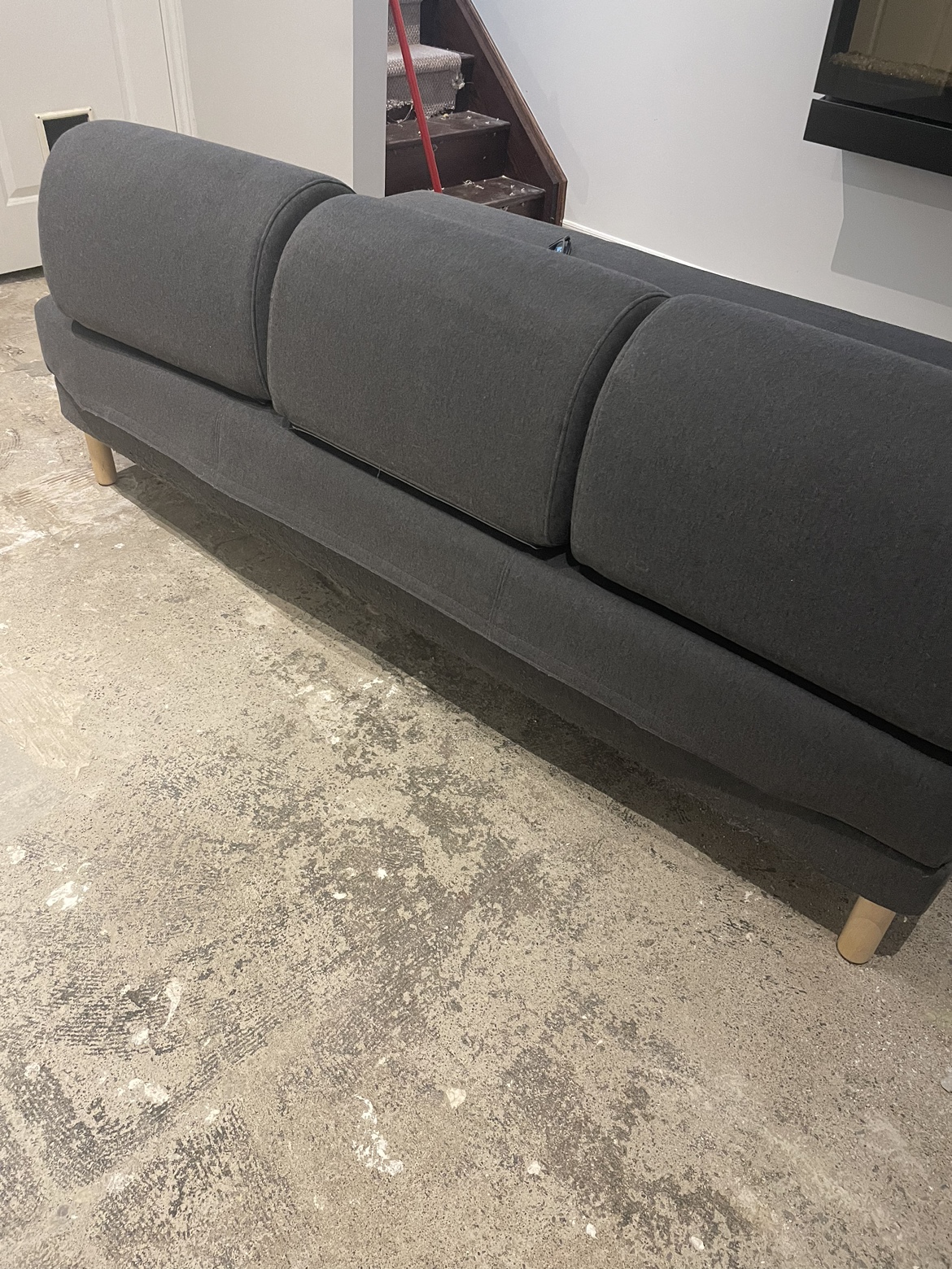 Grey IKEA sofa - photo 2