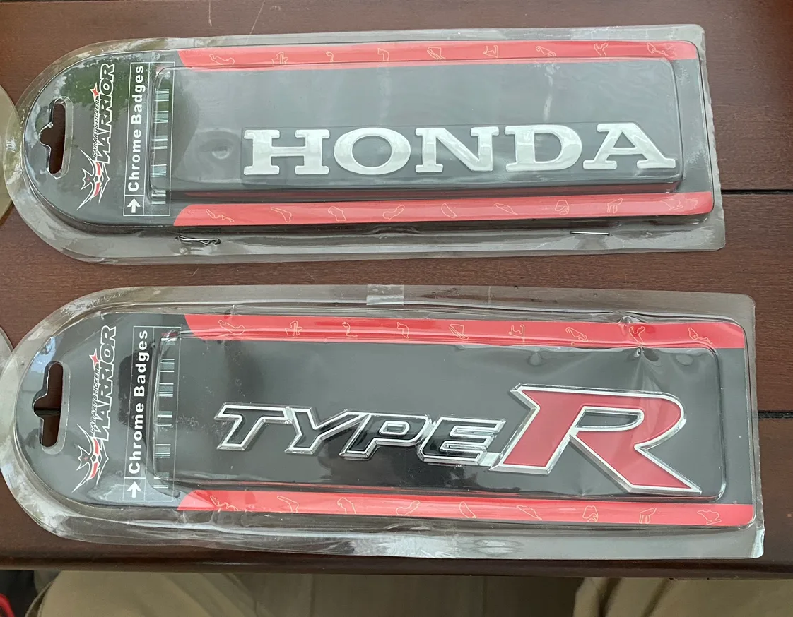 Chrome decals for Toyota, Camry, Honda, Type R image indicator(2)