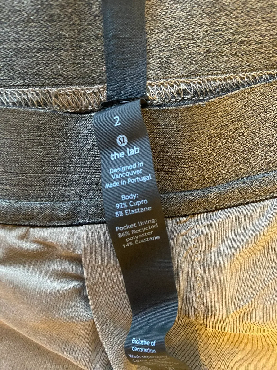 Lululemon Olive Green Pants - Size 2 image indicator(3)