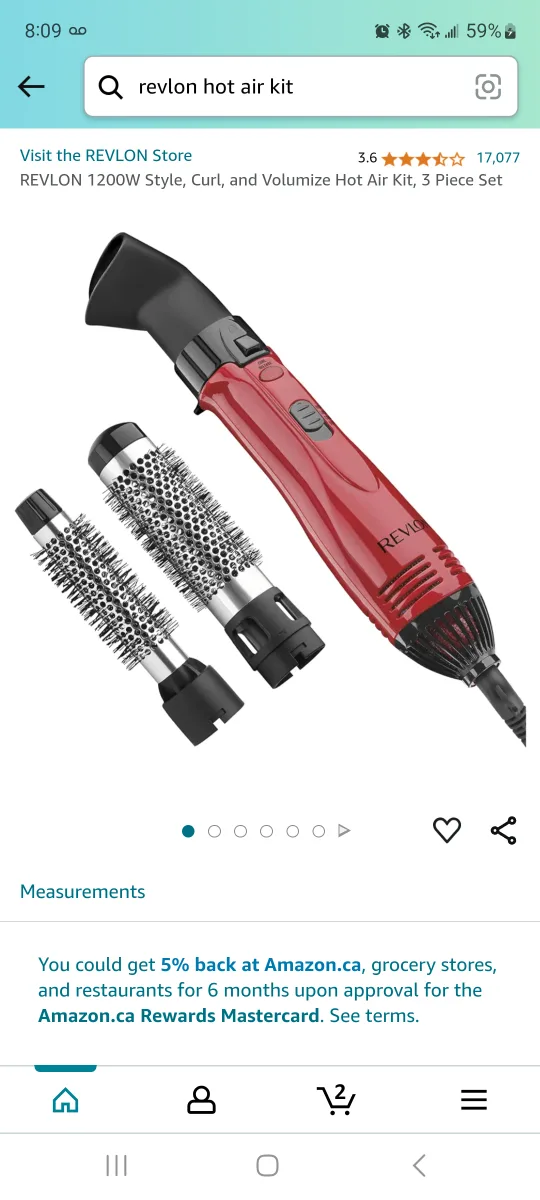 Revlon Hot Air Styler image indicator(3)