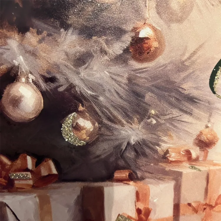 NEW Wooden Box Sign Distressed "I'll Be Home For Christmas" image indicator(5)