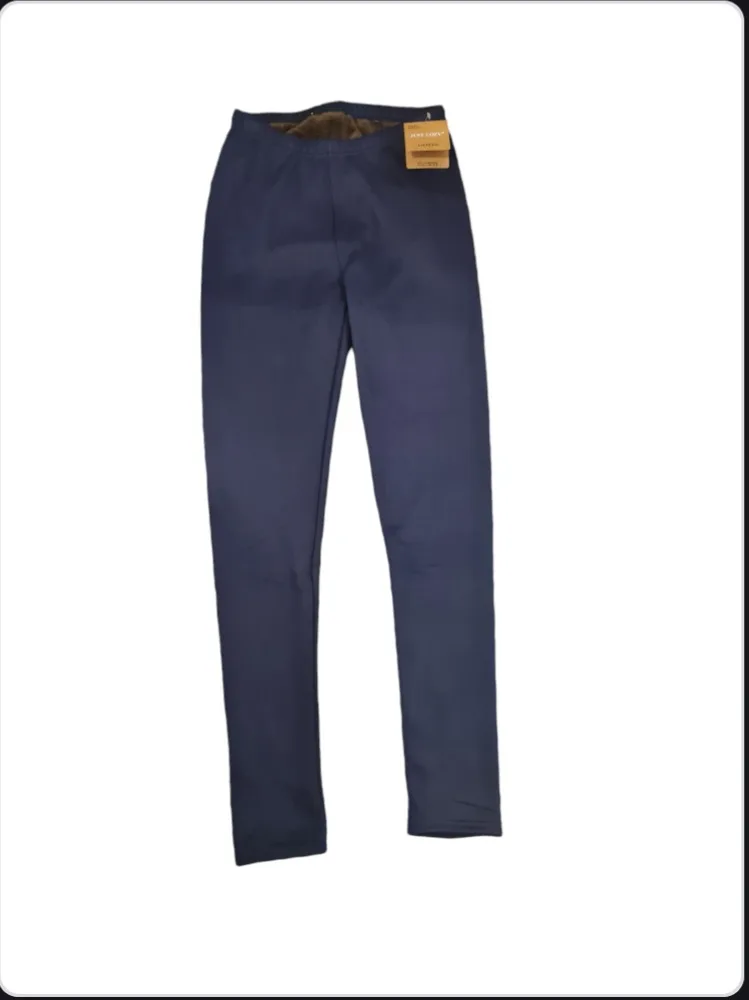 Navy Blue Fleece Lined Leggings thumbnail
