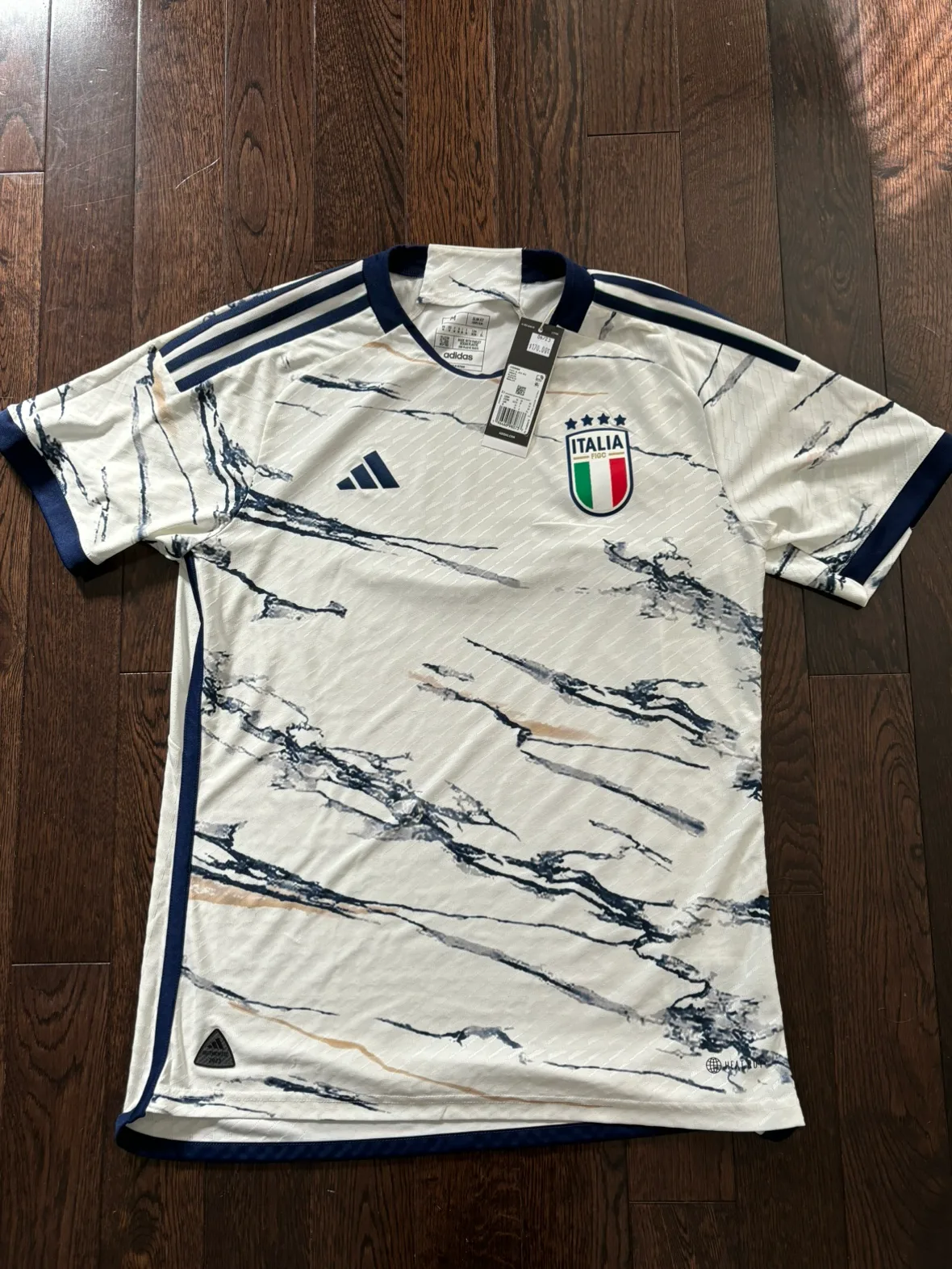 Adidas Mens Italy Away Jersey 2022-2023 thumbnail