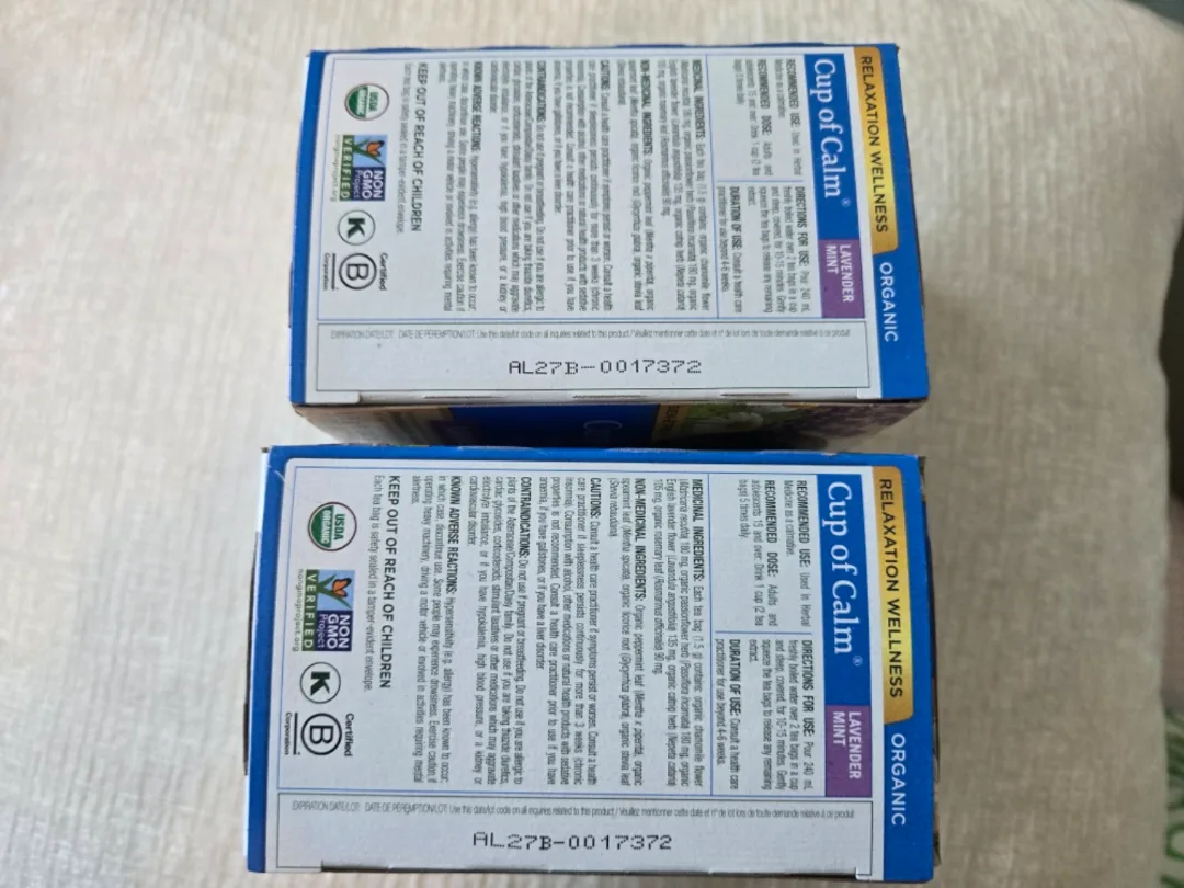 Traditional Medicinals Cup of Calm Lavender Mint Tea image indicator(2)