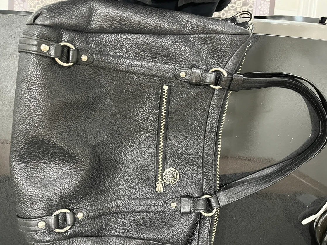 Coach Black Leather Purse image indicator(3)
