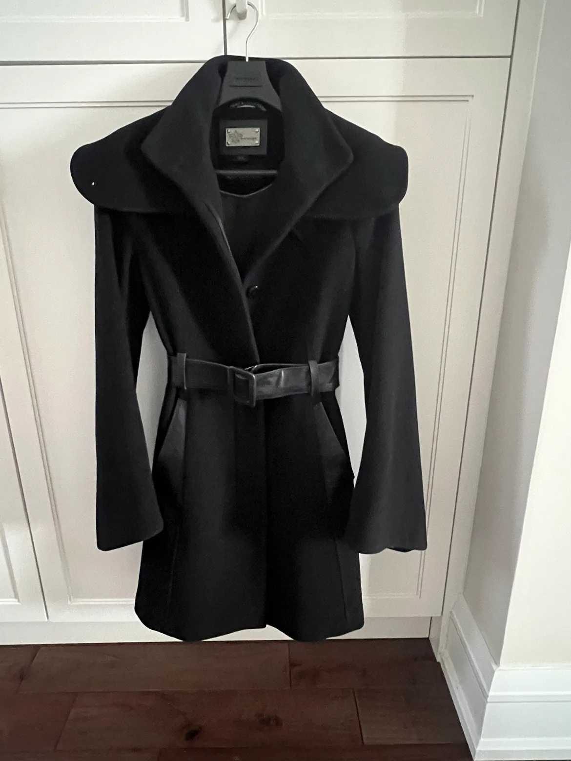 Mackage Black Wool Coat thumbnail