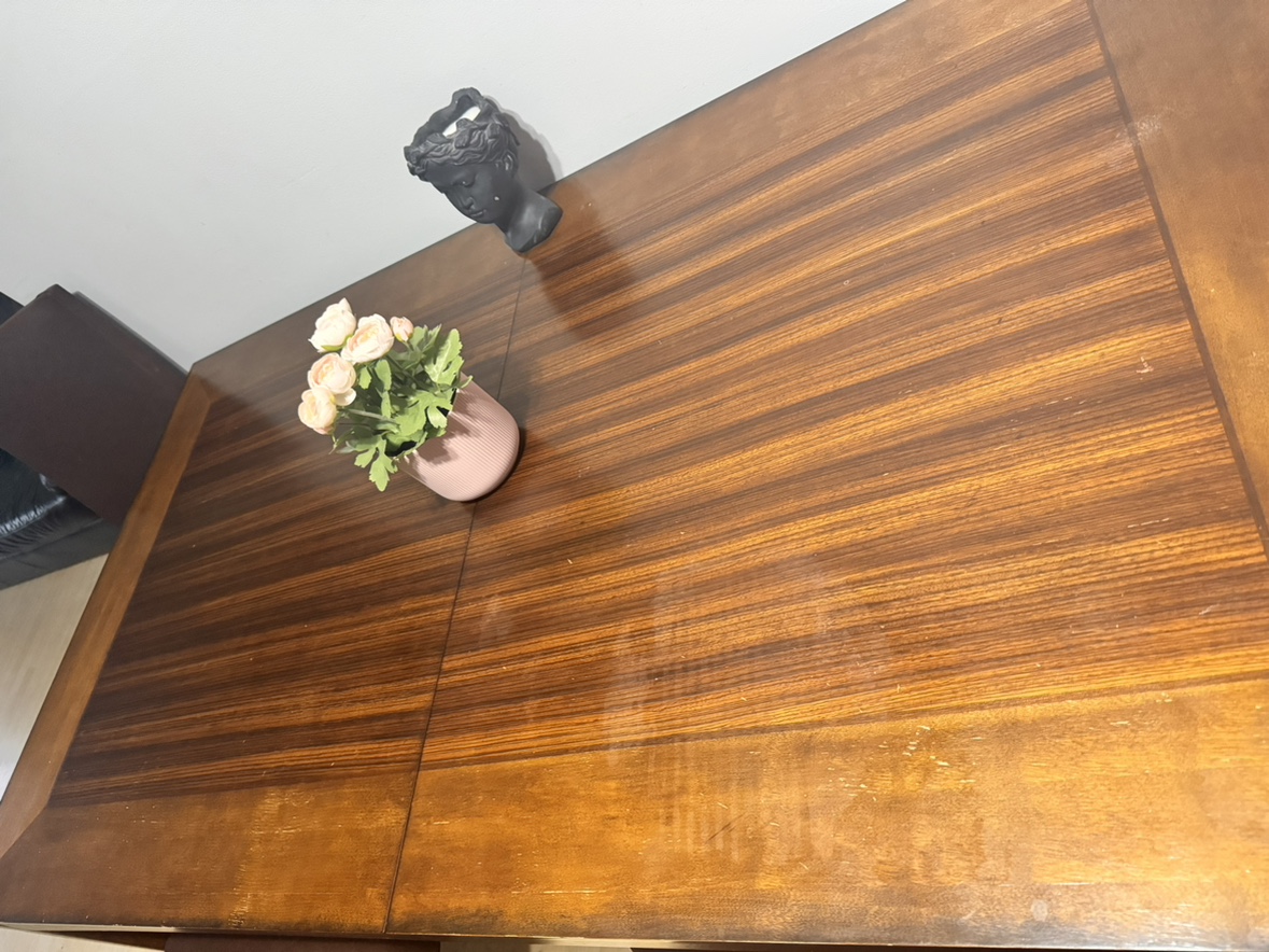 Costco Oak Wood Dining Table and Chairs Set - photo 3