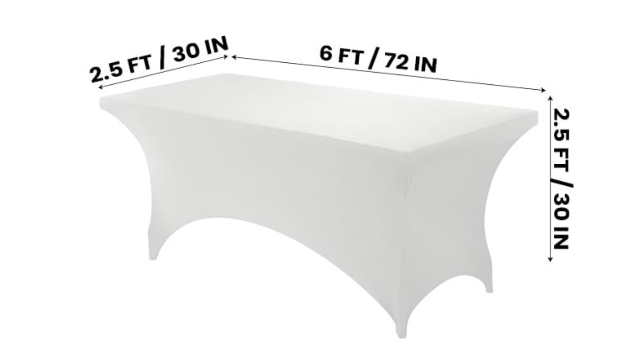 White Table Cover - photo 2