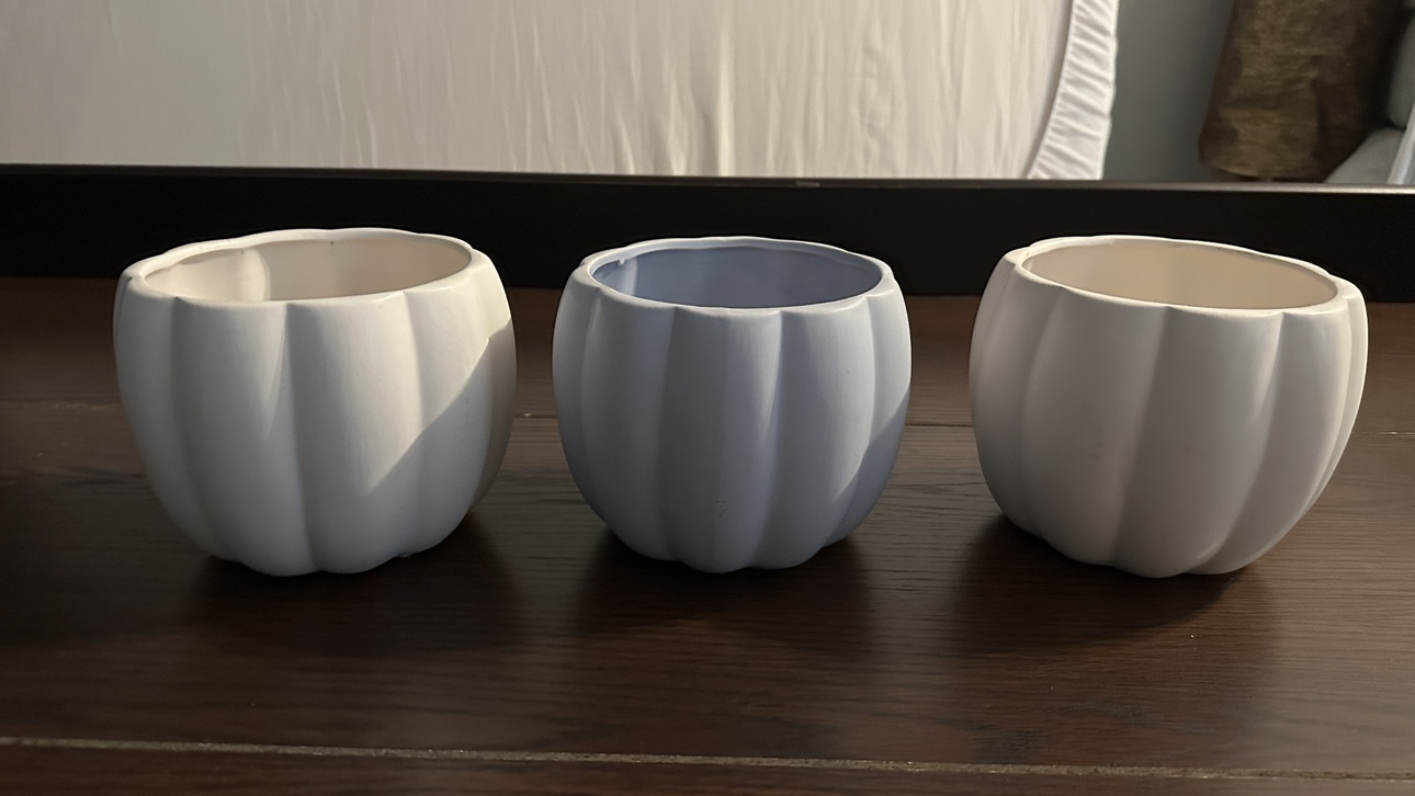Set of 3 pumpkins Pots - photo 2
