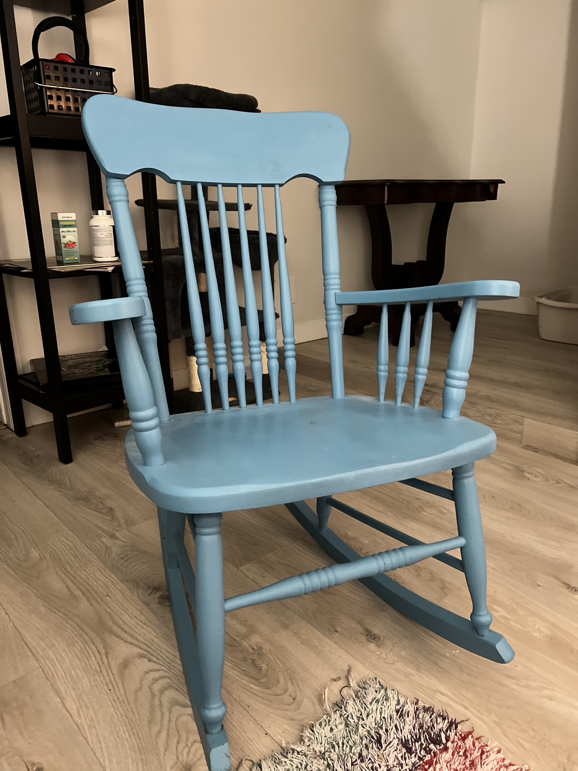 Blue Rocking Chair