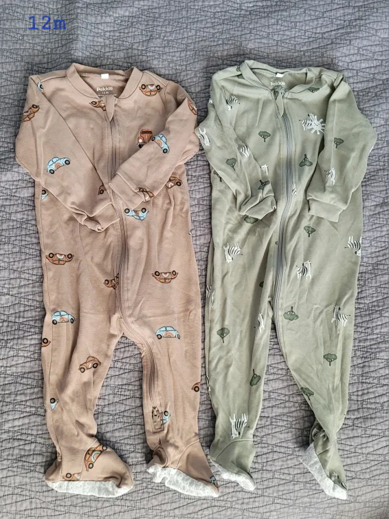 12m baby Footed Sleepers - 4 Pack image indicator(2)