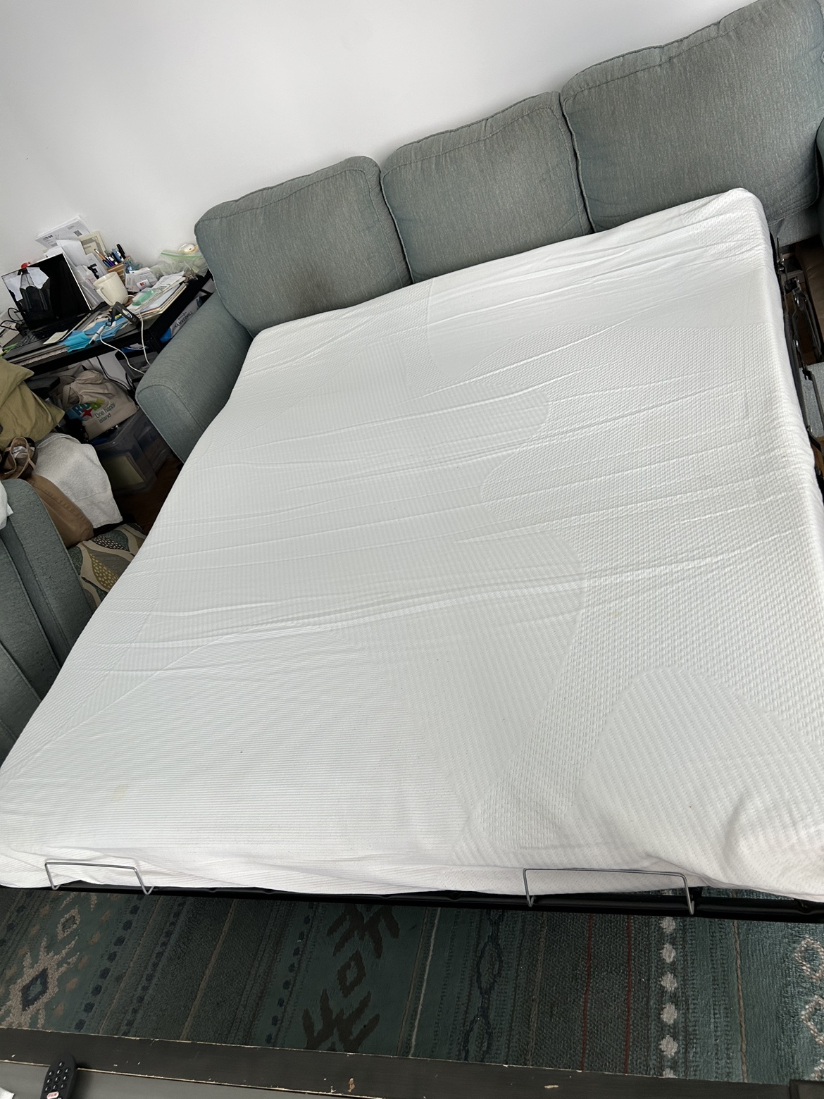 Sofa with convertible bed - photo 2