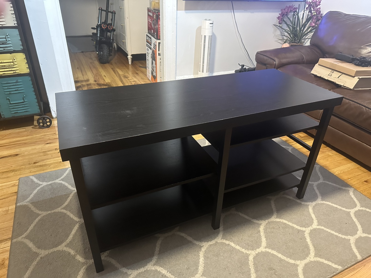 Black TV Stand.