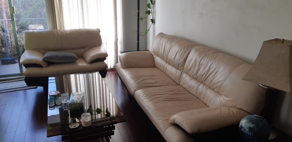 Leather Sofa and Loveseat - photo 3