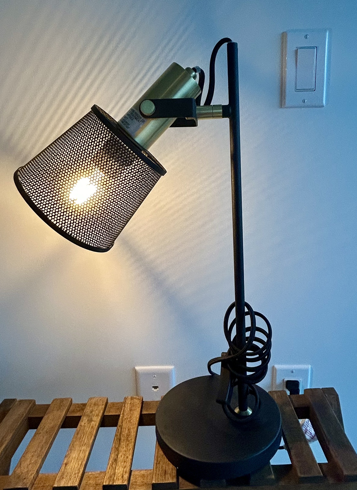Black and Gold Desk Lamp