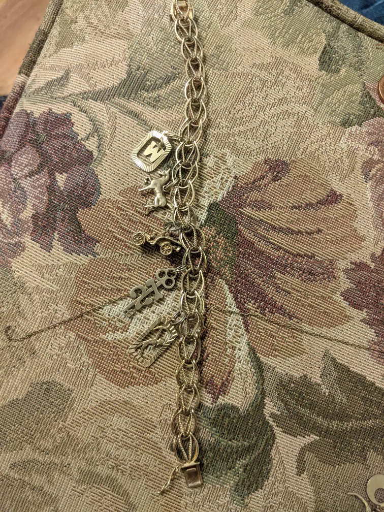 10K Gold Charm Bracelet thumbnail