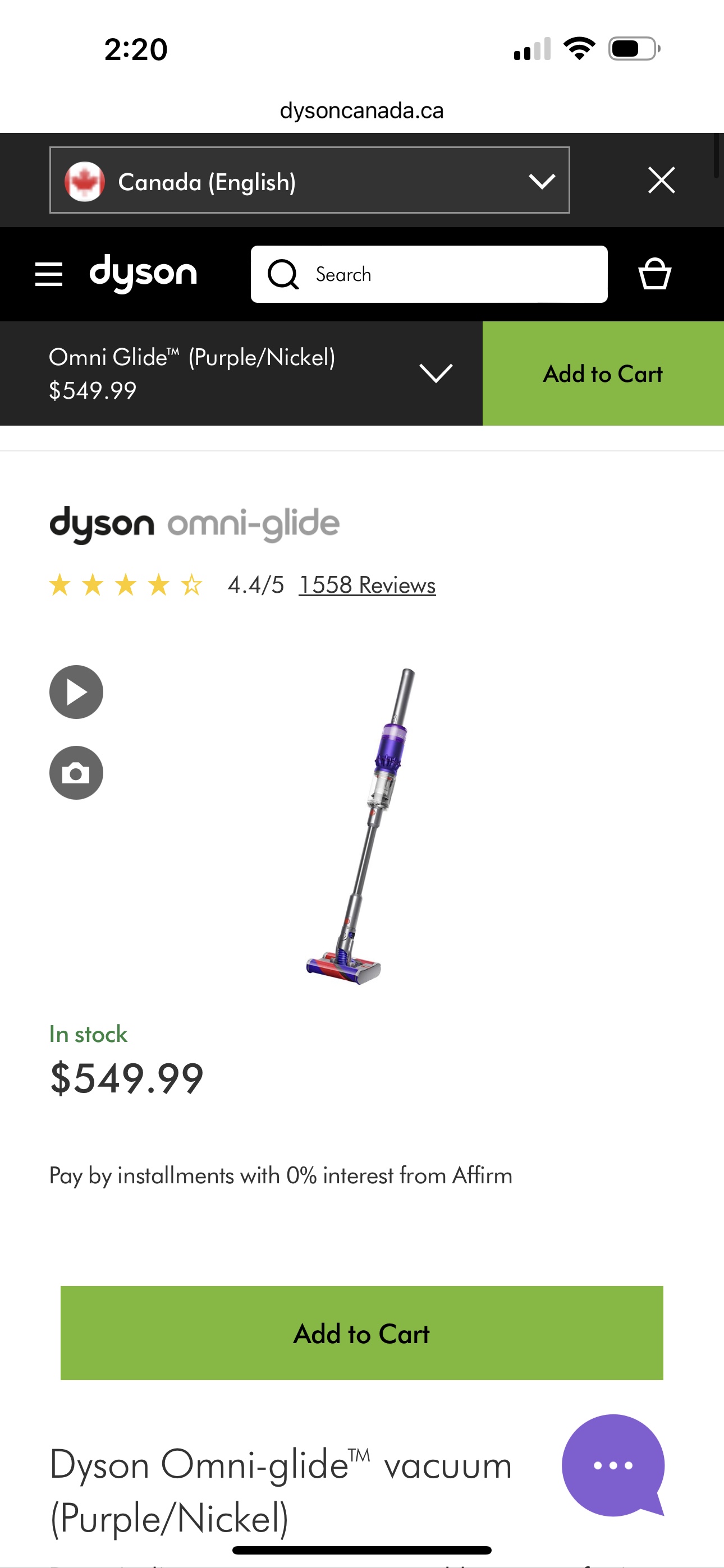 Dyson omni glide Cordless Vacuum - photo 4