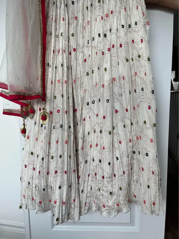 Pink Embroidered Lehenga Wedding Festive Party - photo 4