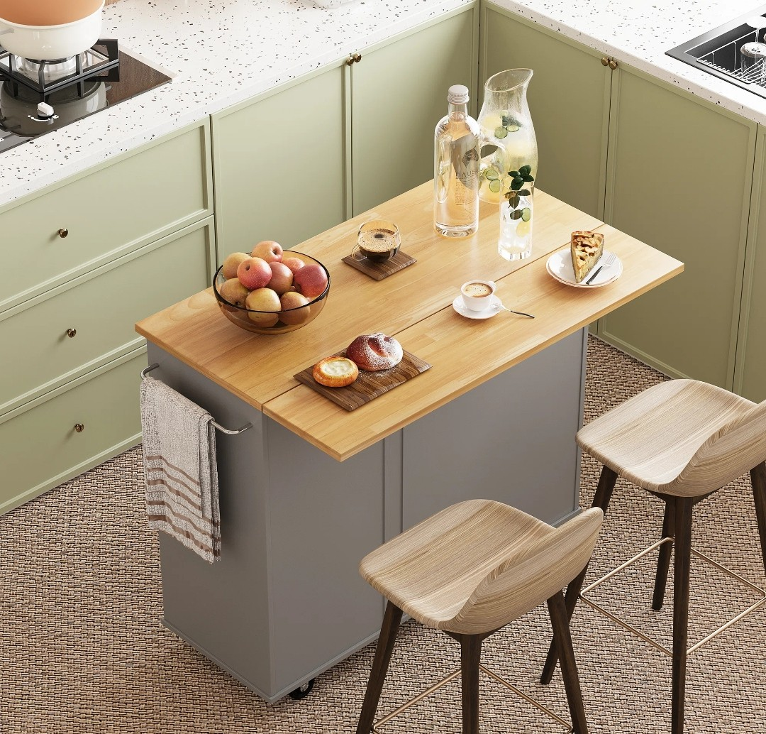 Kitchen Island with Storage - photo 2