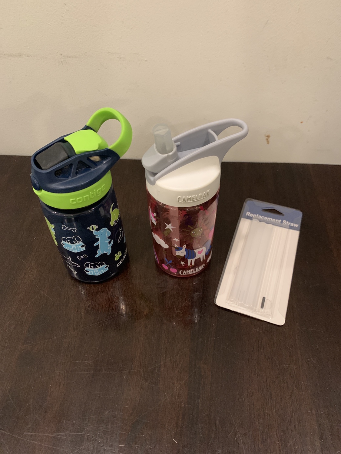 Contigo and Camelbak Kids Water Bottles