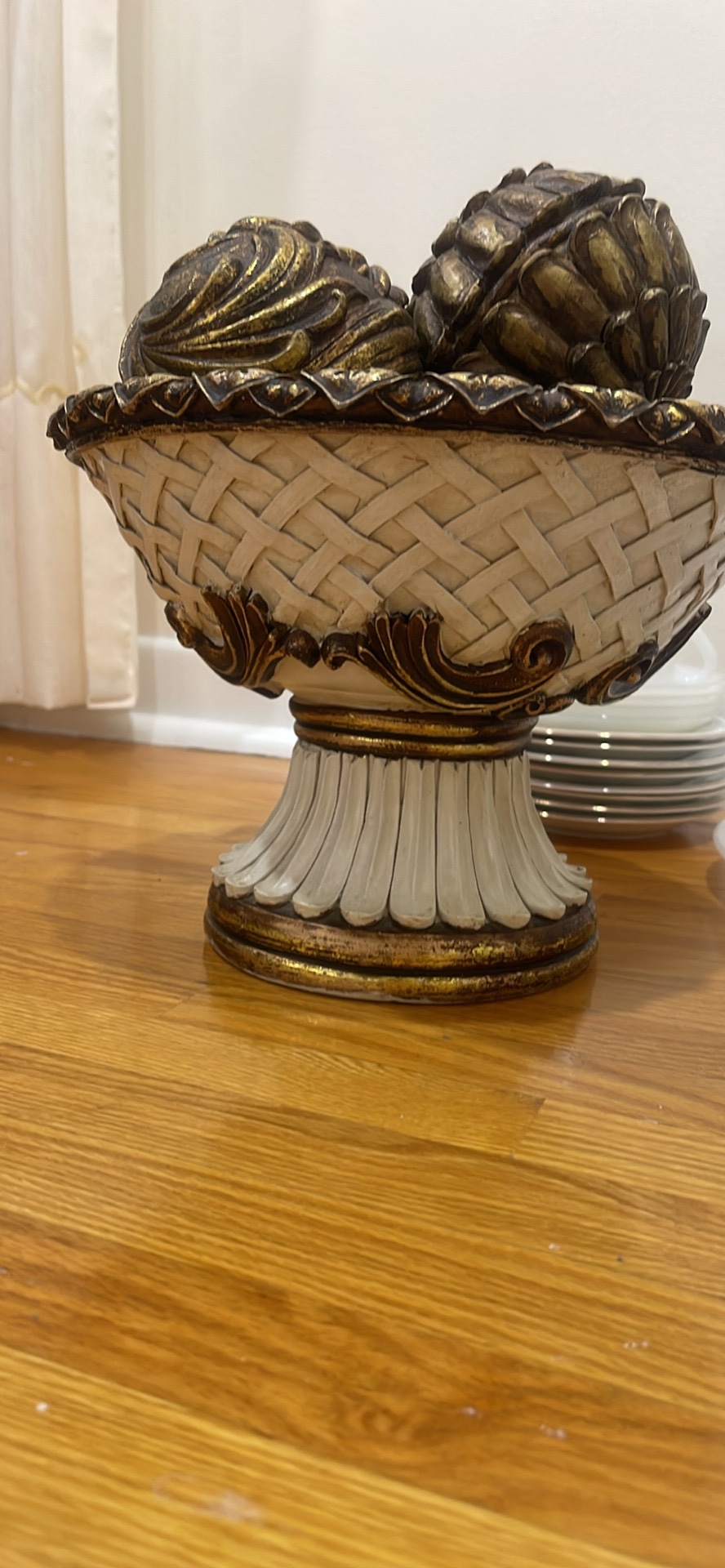 Ornate Decorative Bowl with Ornamental Balls - photo 2