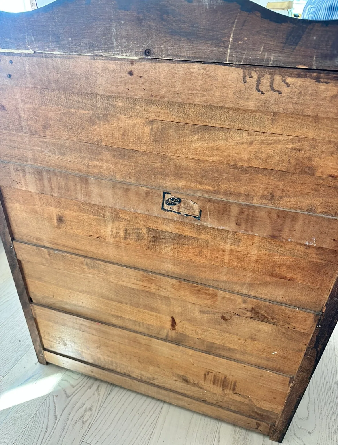 Authentic Antique solid wood Meaford Armoire - dresser image indicator(10)