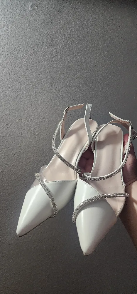 White Rhinestone Heels image indicator(6)