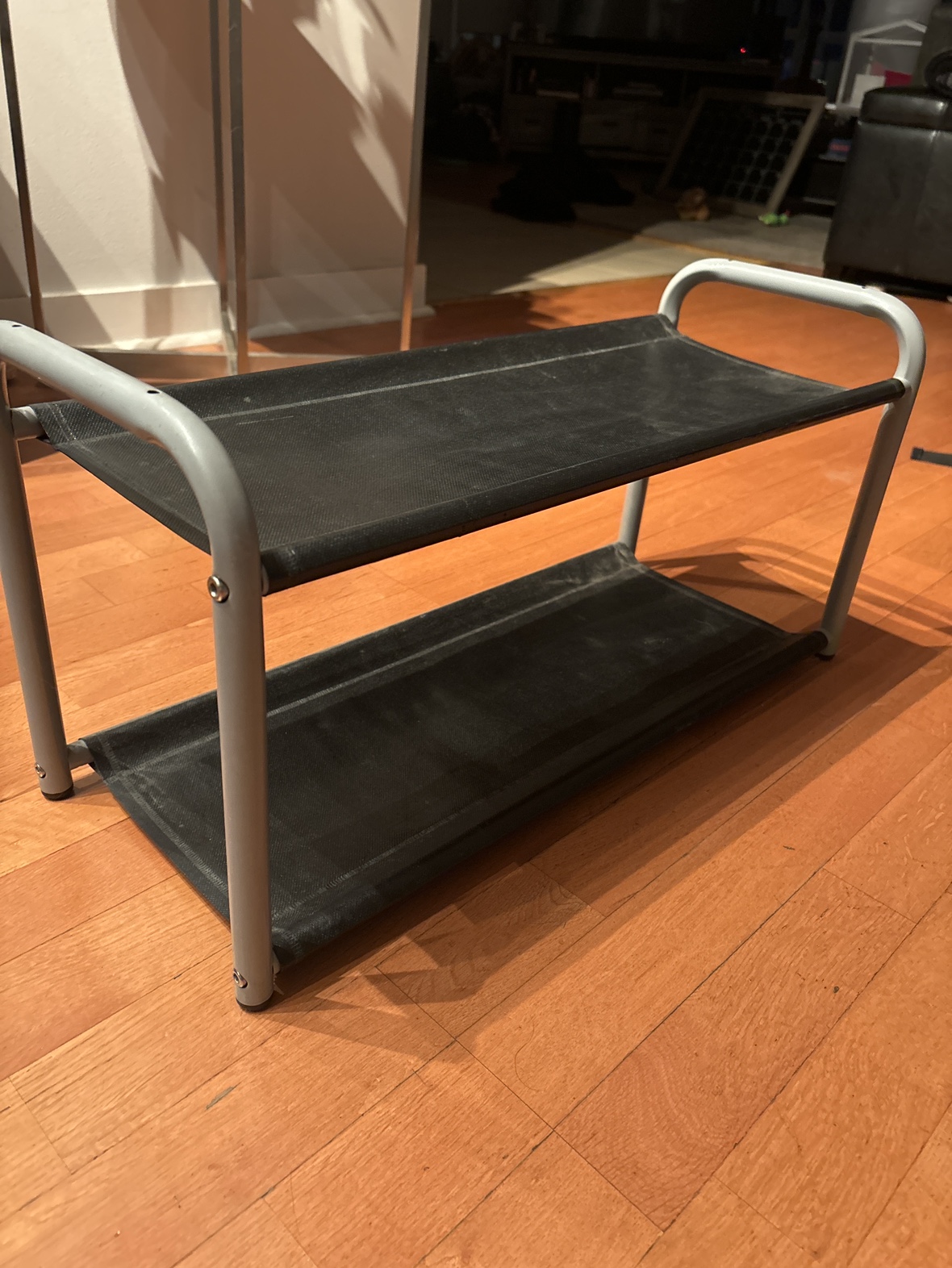 Two-Tier Shoe Rack