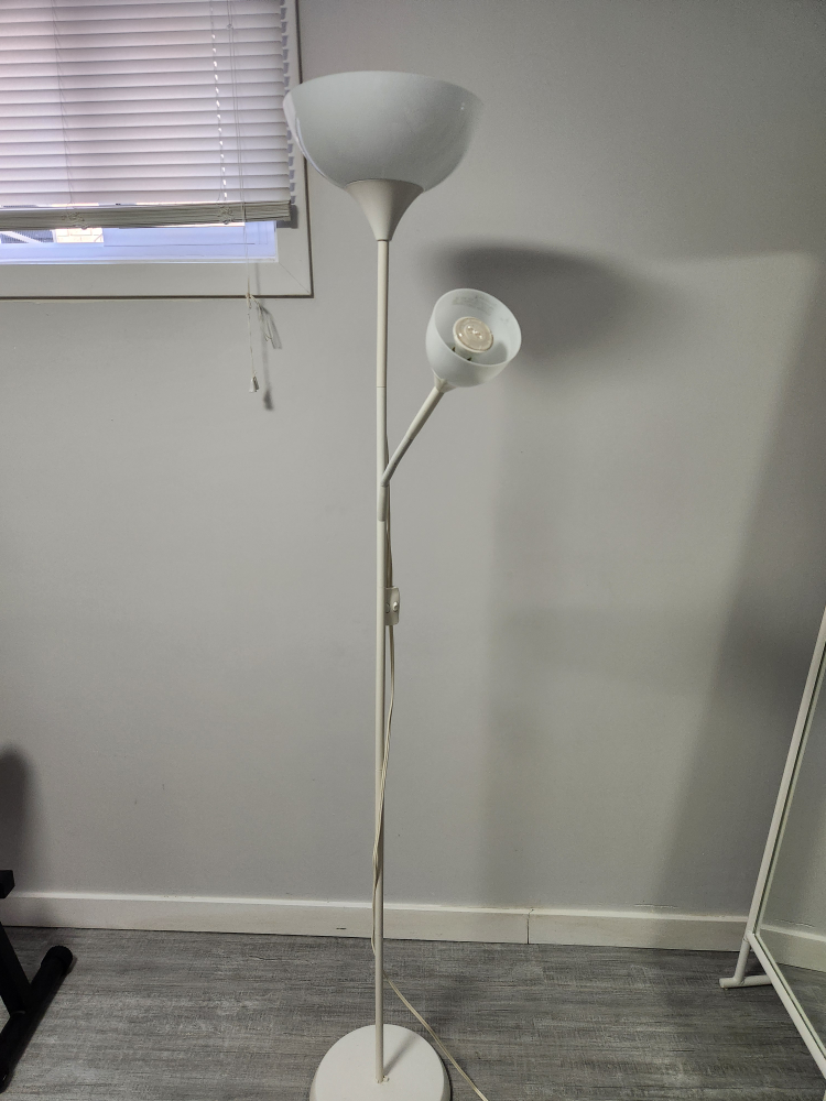 Ikea floor lamp white