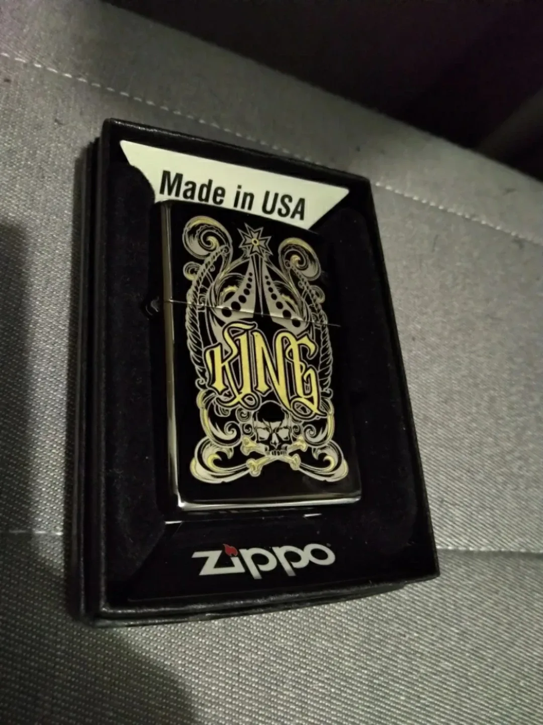 King black ice zippo lighter  (2015) new image indicator(2)