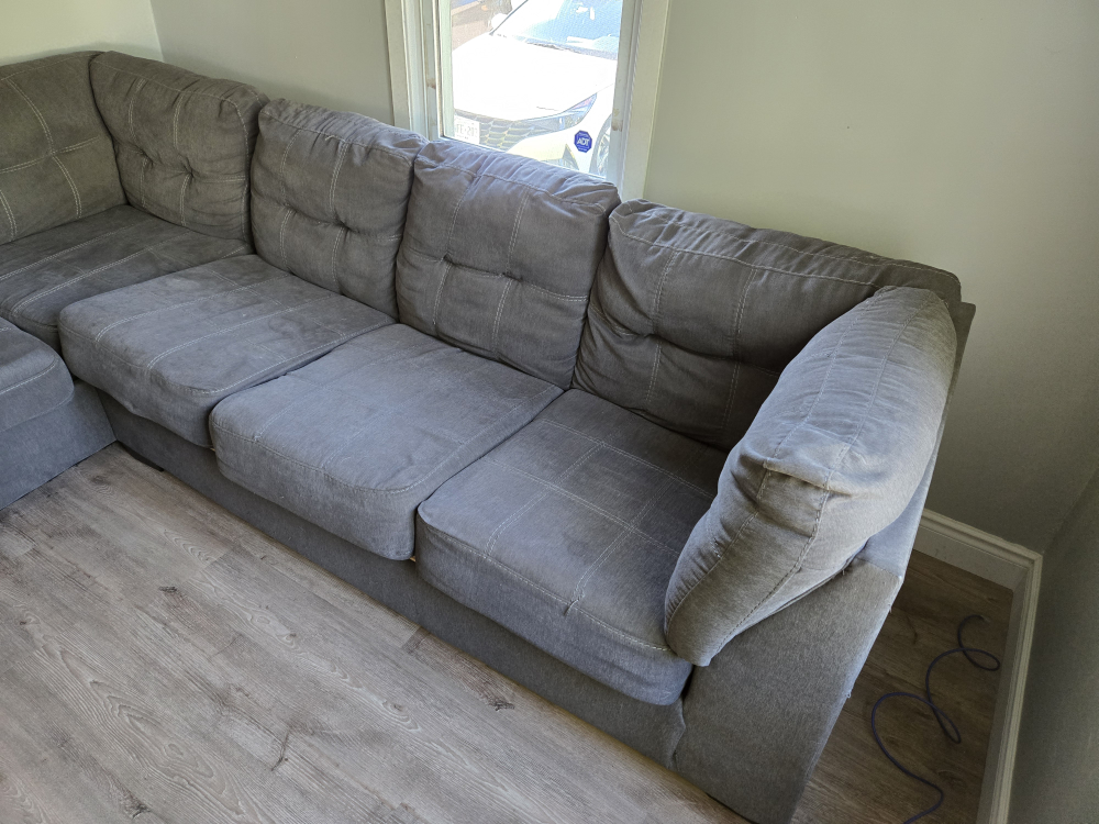 Grey Sectional Sofa - photo 3