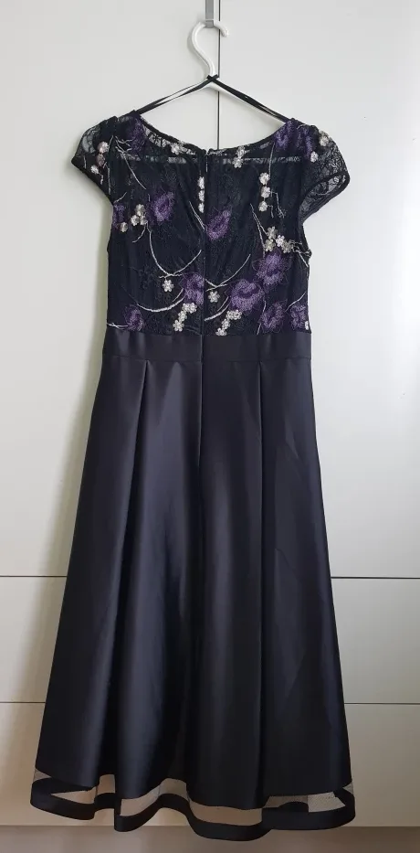 Le Chateau Purple Lace Dress Small image indicator(2)