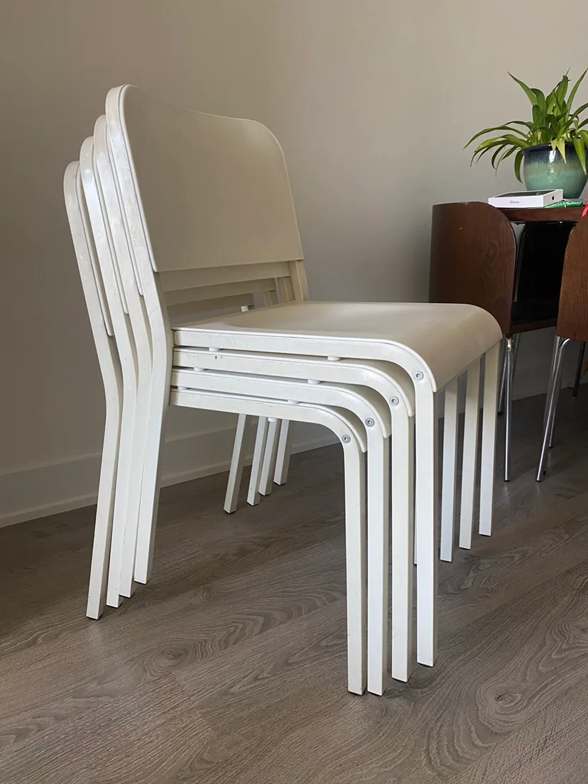 IKEA Melltorp Chairs x 4 thumbnail