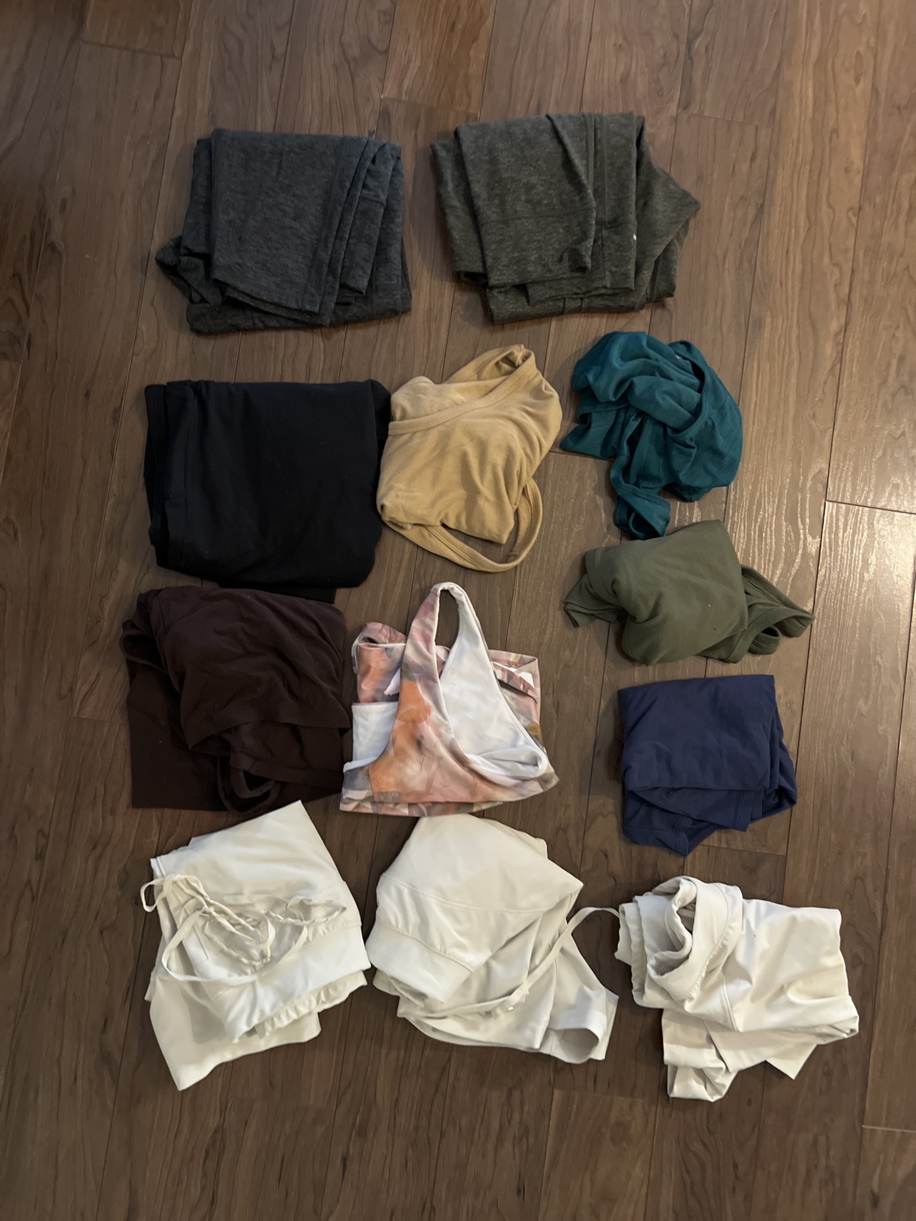 Lot of womens workout clothing