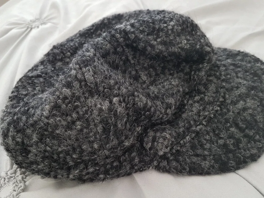 Poor boy hat Grey Fuzzy Hat image indicator(3)