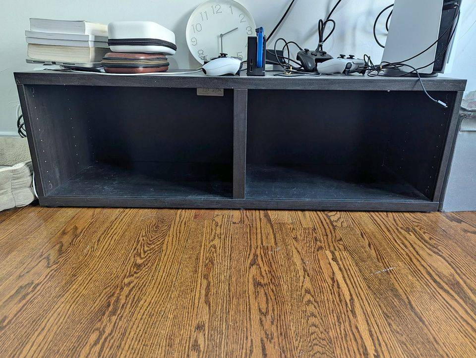 Black Shelf Unit
