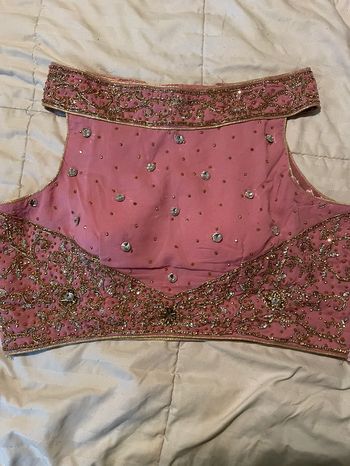 Pink Embroidered  Lehenga Choli image indicator(4)