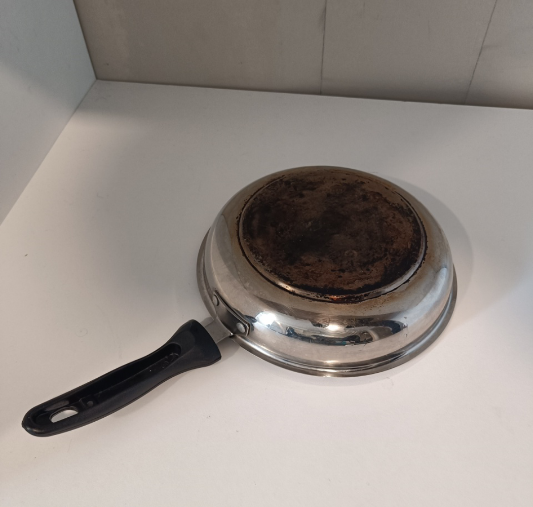 Stainless Steel Frying Pan + 3 Cooking spoons & 1 whisk - photo 2