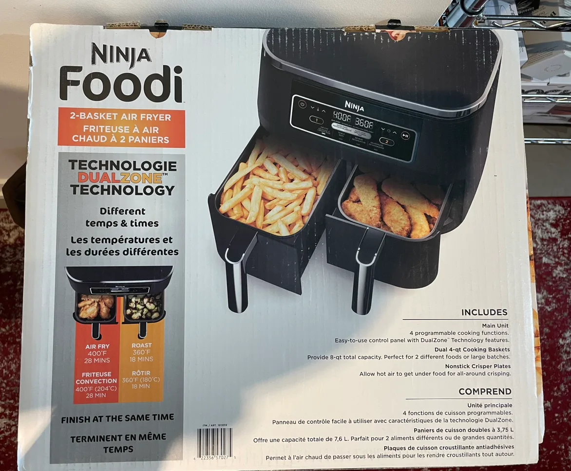 Ninja Foodi 2-Basket Air Fryer image indicator(2)