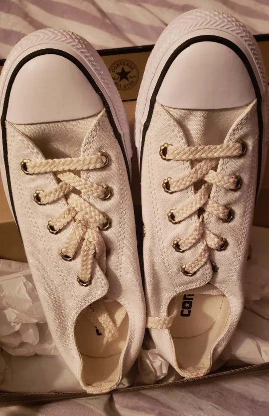 Converse White Sneakers thumbnail