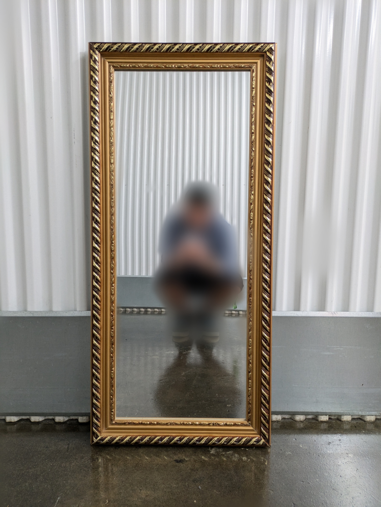 Vintage Ornate Gold Mirror