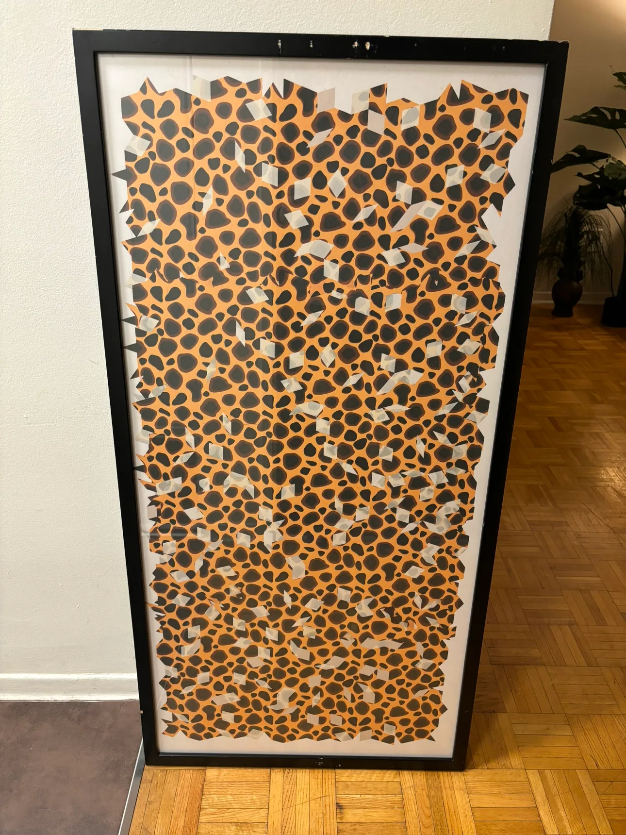 Framed Leopard Print Wall Art thumbnail
