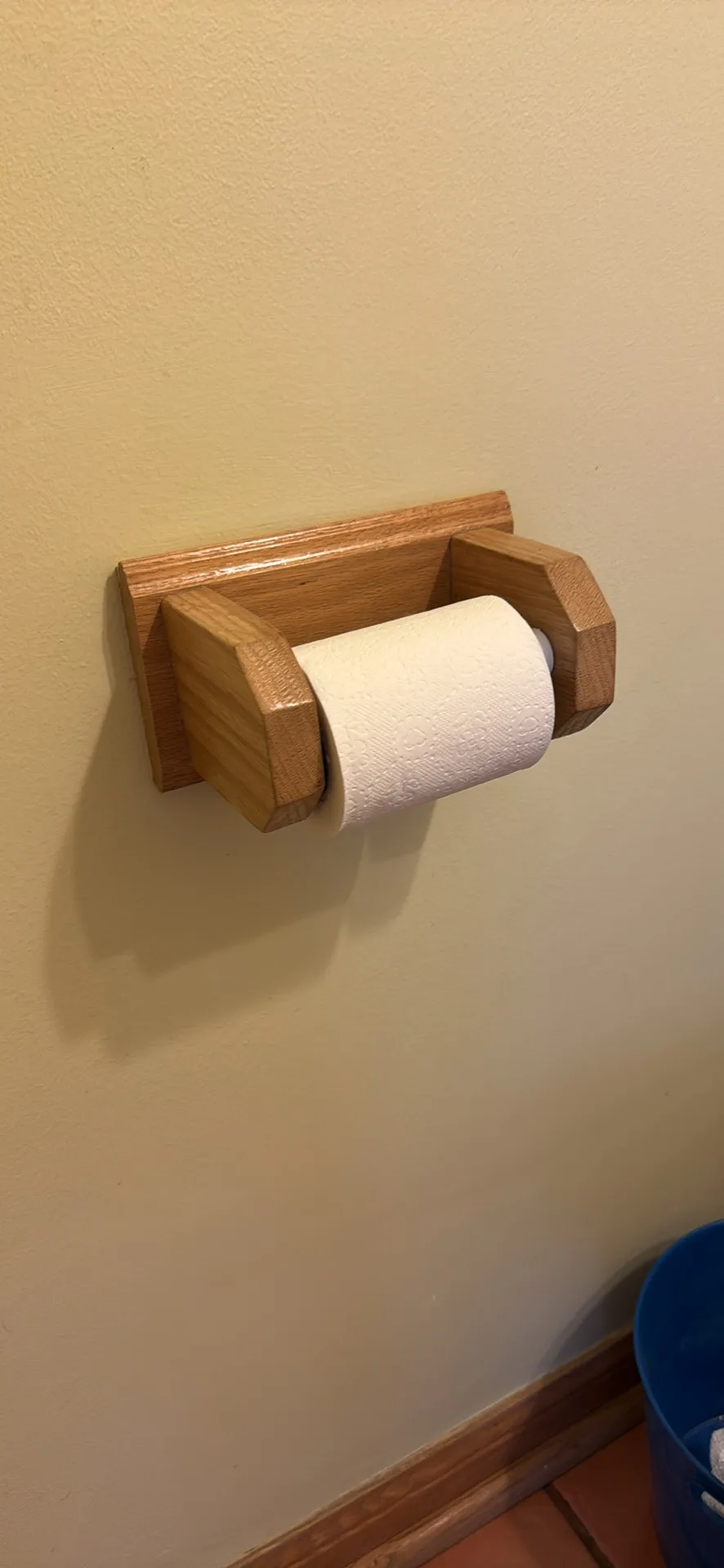 Wooden Towel Rack towel , towel ring ,and toilet paper holder image indicator(5)