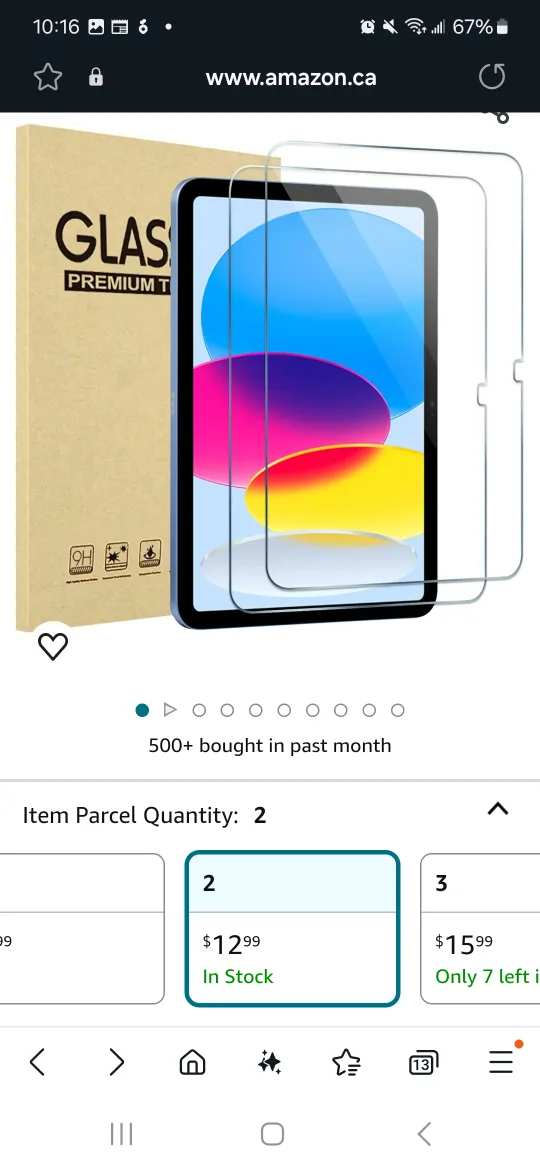 OMOTON Screen Protector for iPad 10 image indicator(2)