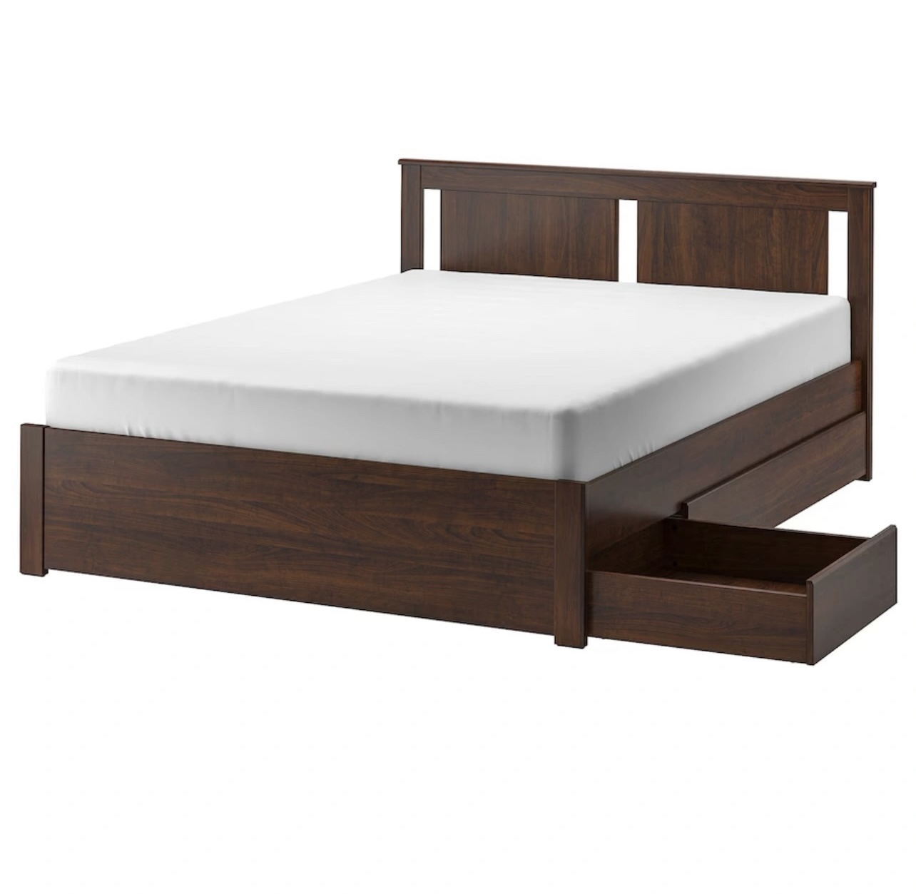 Queen Bed Frame with Storage