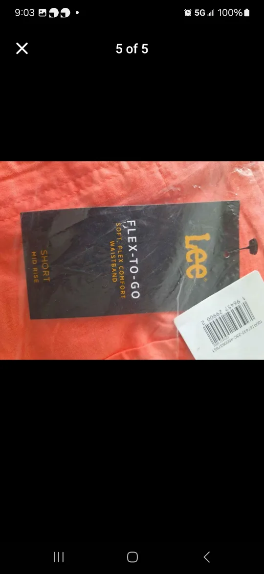 Lee Women's Flex to Go Shorts New with Tags 12M image indicator(5)